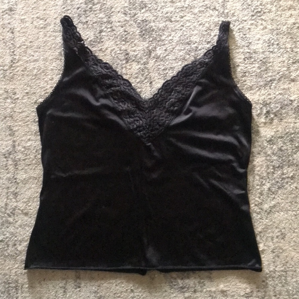 Vanity Fair vintage lace silk cami